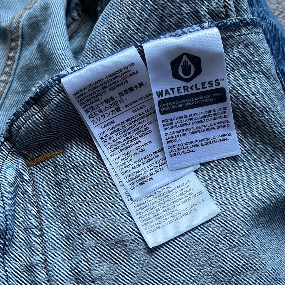 Levi's Blue Denim Jean Jacket - Picture 3 of 9